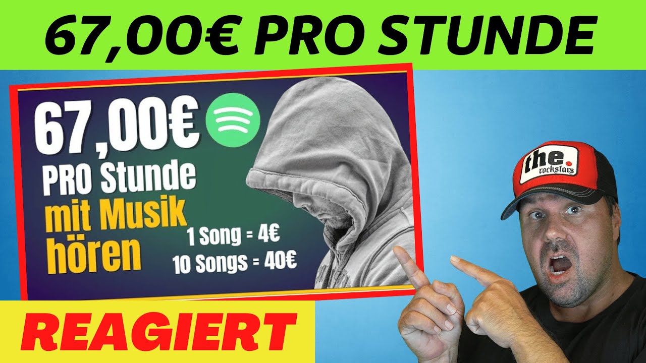 67,00€ PRO Stunde💰🤑💸 Mit Musik hören Geld verdienen! (NEUE Methode) - Michael reagiert auf