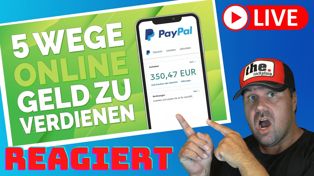 Die BESTEN 5 Websites um ONLINE GELD zu VERDIENEN! | Über 1000€ im Monat  - Michael reagiert auf