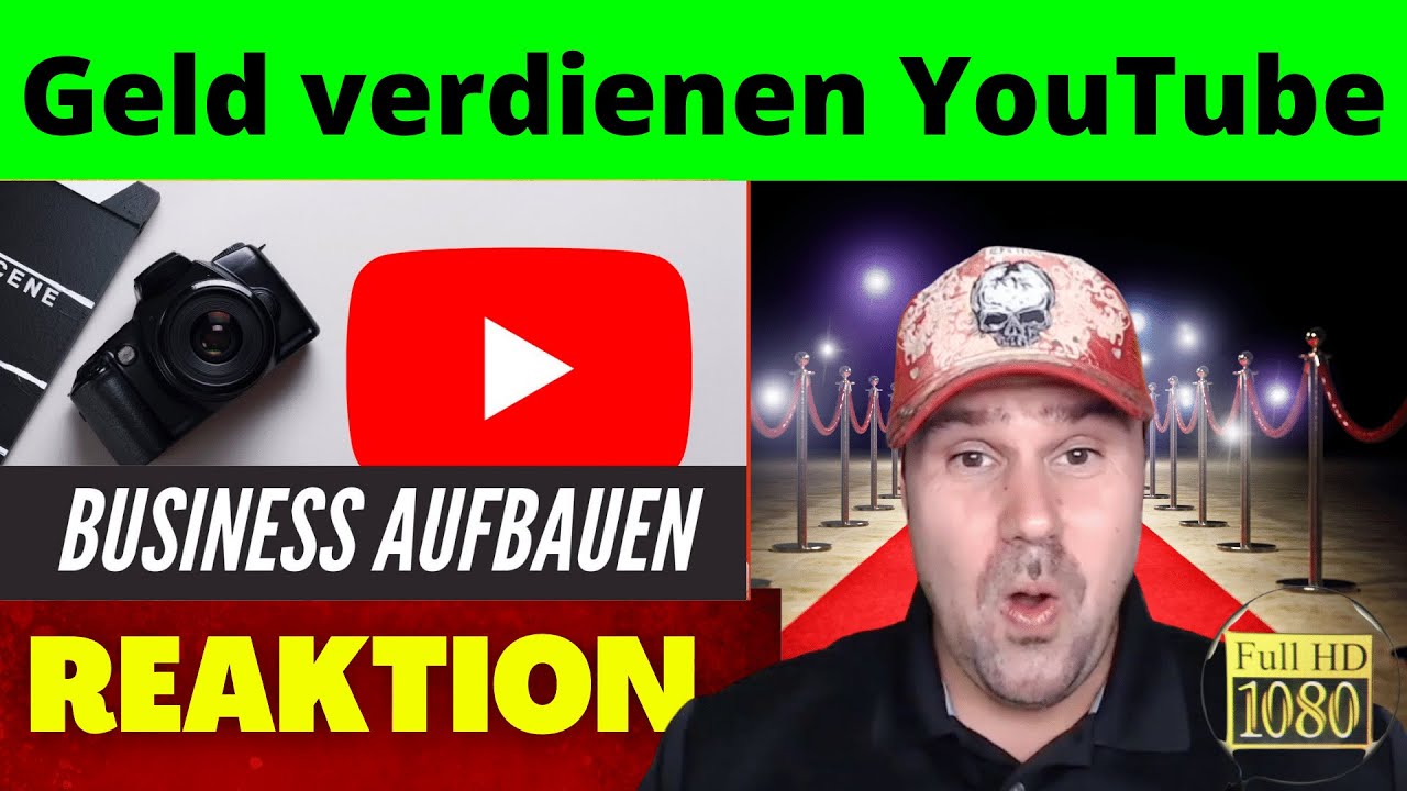 Geld verdienen mit YouTube in 2024 - 7 Ideen für ein YouTube Business - Michael reagiert auf