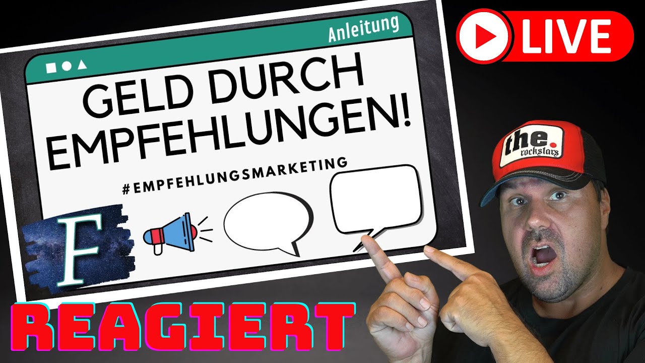 Geld verdienen mit Empfehlungen [Empfehlungsmarketing] Immer wieder 180€ verdienen! -  reagiert auf