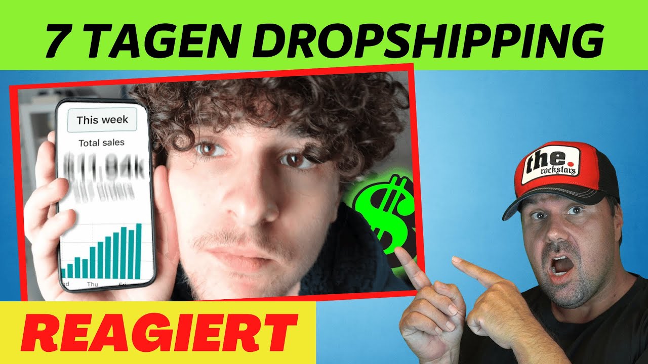 Meine Erfahrung nach 7 Tagen Dropshipping | Erstes Mal Dropshipping - Michael reagiert auf