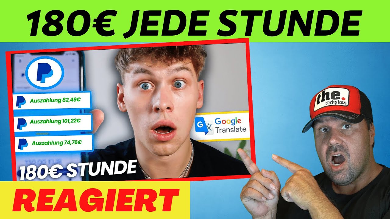 180€ JEDE STUNDE mit Google Translate Verdienen - Online Geld Verdienen 2024 - Michael reagiert auf