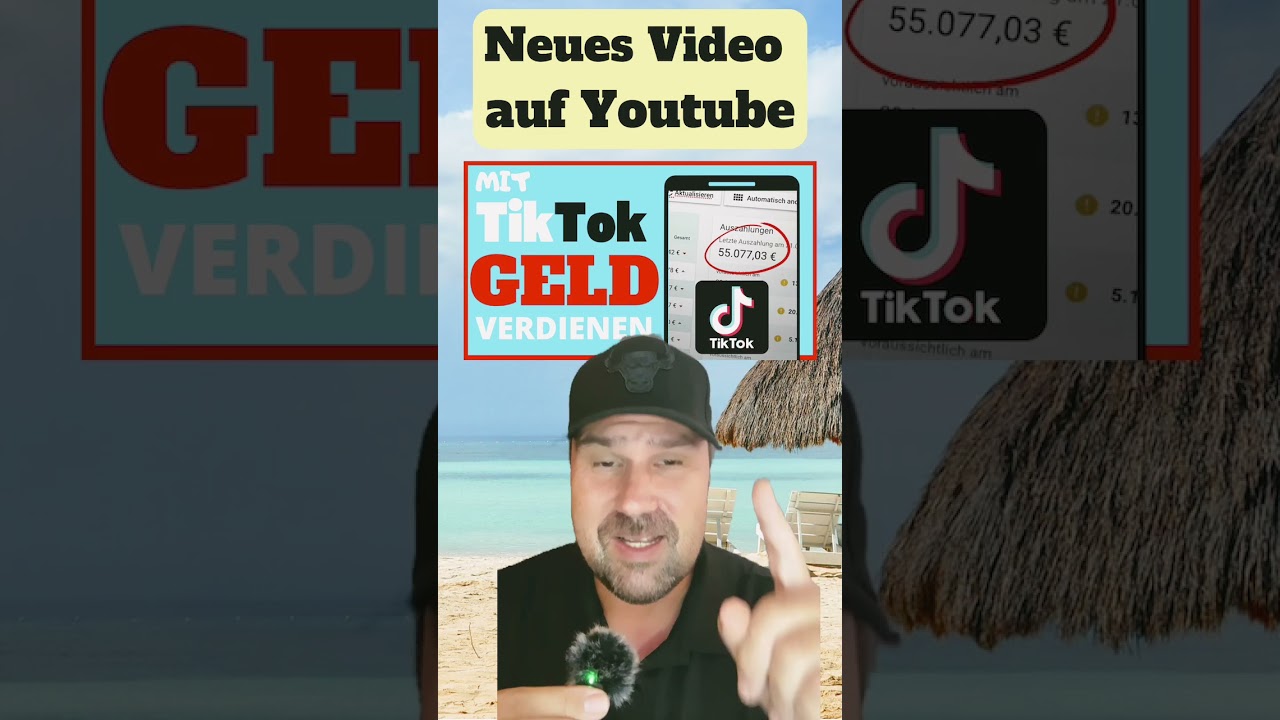 So verdienst du 300 € am Tag mit TikTok #shorts ✅ Link zum Video in den Kommentaren