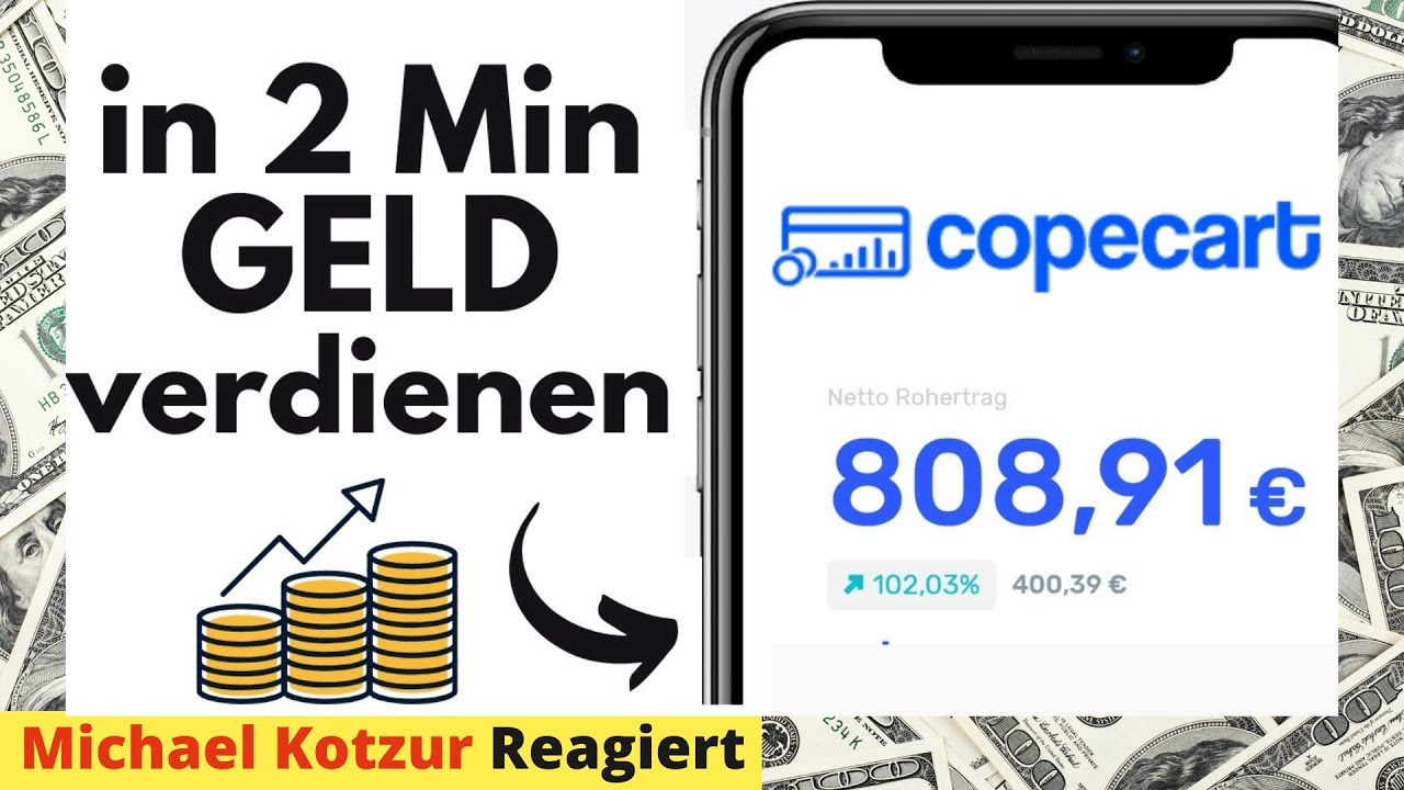 In 2 Minuten online Geld verdienen mit Copecart💰 - Michael reagiert auf Leon Kramer