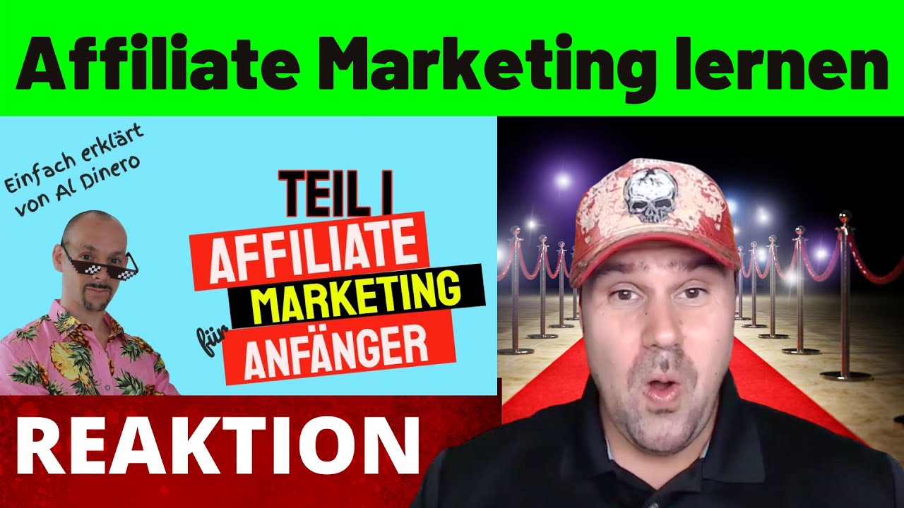 Affiliate Marketing für Anfänger- Affiliate Marketing lernen - Michael reagiert auf