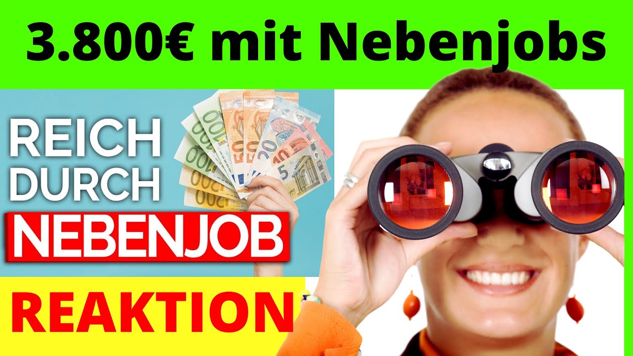 3.800 Euro im Monat: Die besten Nebenjobs, Minijob und Aushilfsjobs [Michael Reagiertauf]