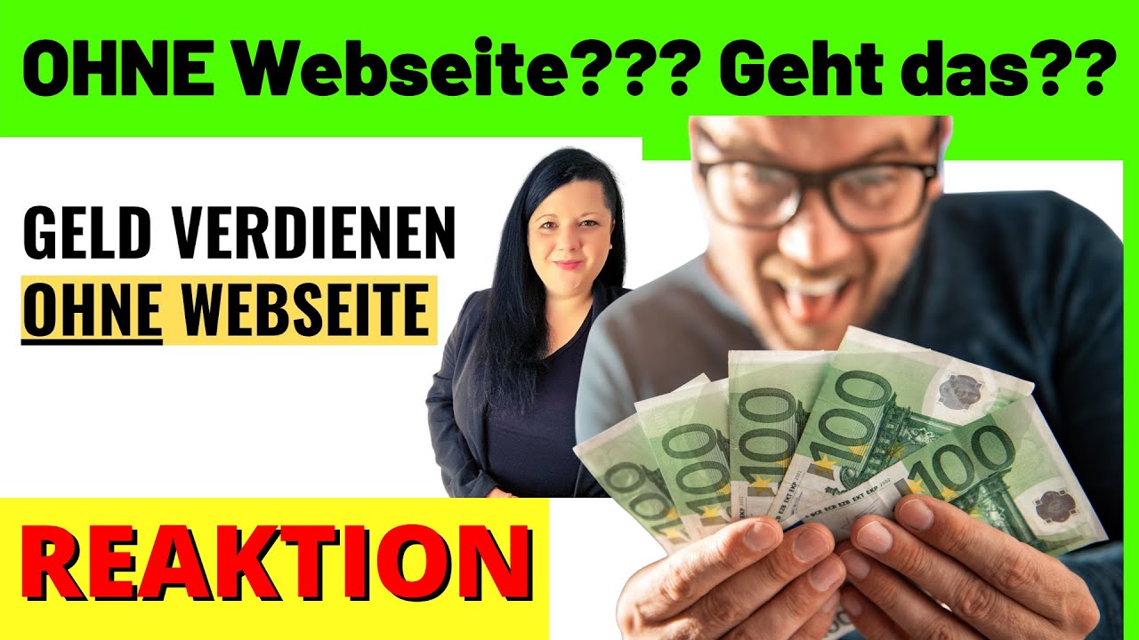 Geld verdienen als Affiliate OHNE Webseite | Ohne Webseite Geld verdienen [Michael Reagiertauf]