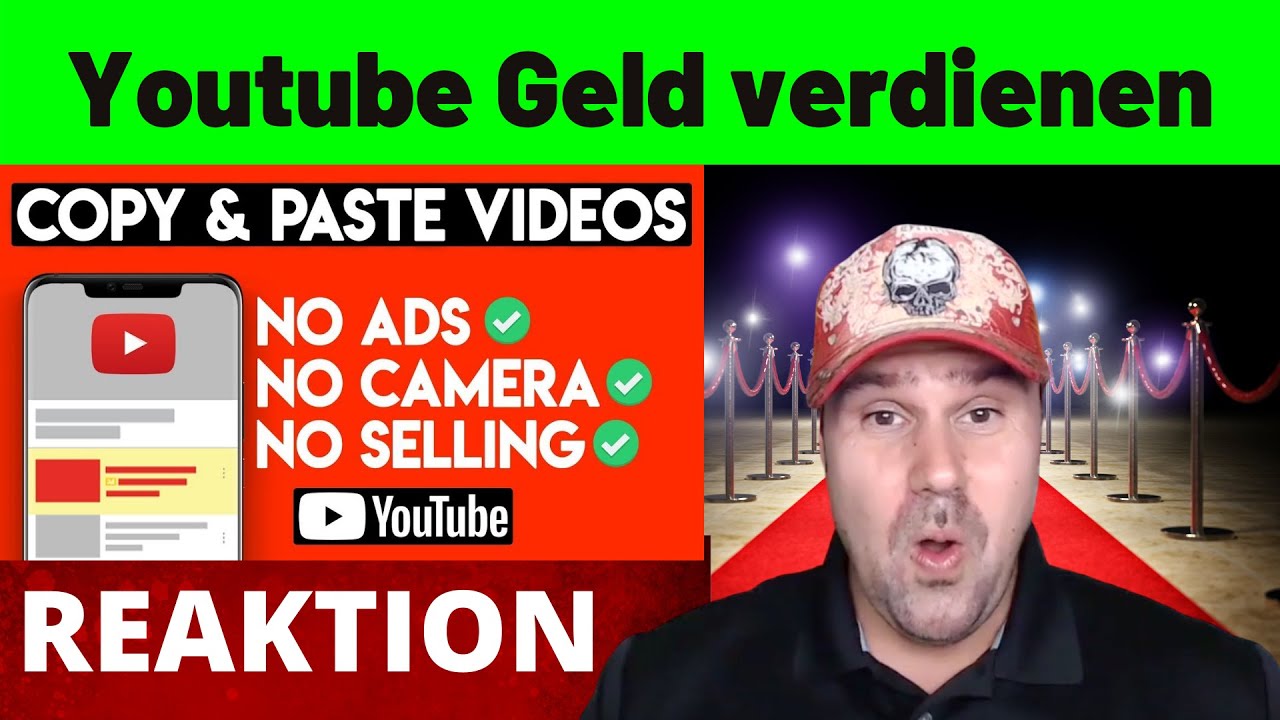 Youtube Geld verdienen ohne eigene Videos: So verdienst du 100€ am Tag! [NEU] - Michael reagiert auf