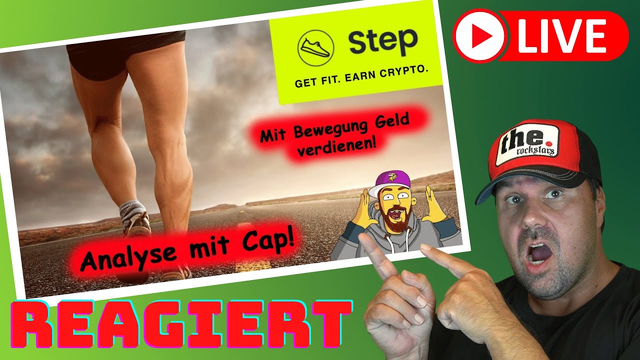 👣 Mit Bewegung Geld verdienen! 🧢 Willkommen bei STEP 🧢 Belohnung für gemachte Schritte [Reagiertauf]