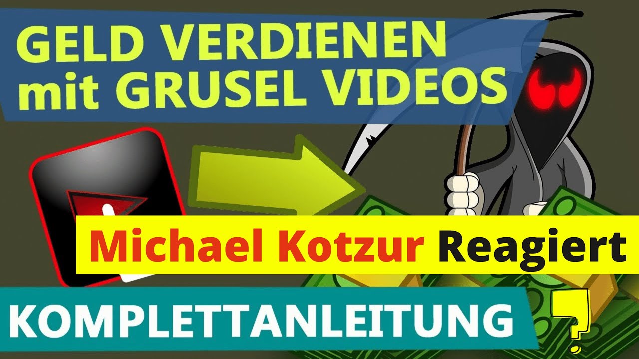 ONLINE GELD VERDIENEN 💸 MIT GRUSEL VIDEOS 👻 (Ohne YouTube Kanal für Anfänger) [Reaction]