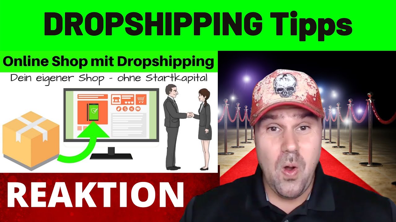 ONLINE SHOP OHNE STARTKAPITAL - GELD VERDIENEN MIT DROPSHIPPING deutsch - Michael reagiert auf