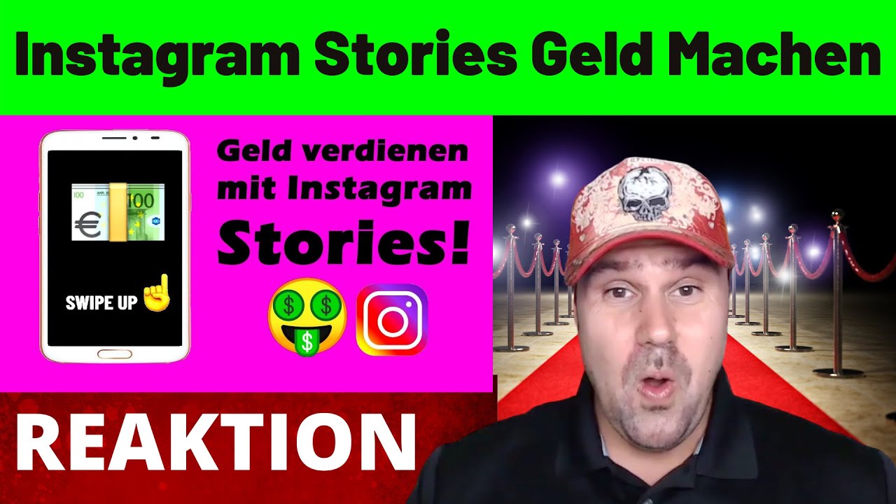 Mit Instagram Stories Geld verdienen - so klappt's! 😍 Socialcollab 💸 - Michael reagiert auf