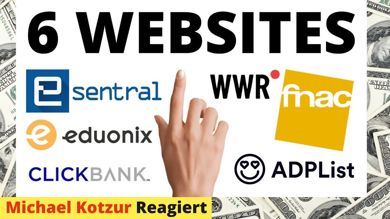 6 UNBEKANNTE Websites auf denen ihr Geld verdienen könnt [Michael Reagiertauf] Leon Chaudhari