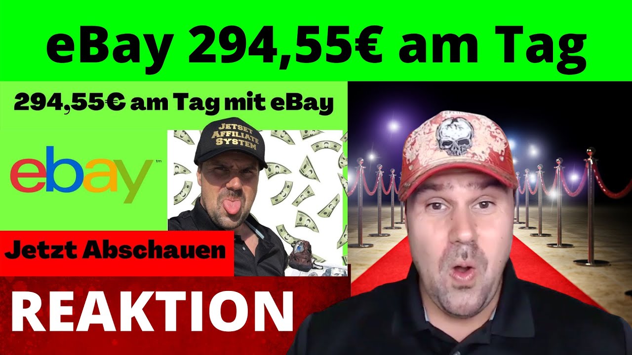 Geld verdienen mit eBay 294,55€ am Tag ✅ eBay Partnerprogramm deutsch ✅  Michael reagiert auf