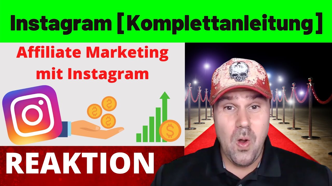 Schnell Geld verdienen mit Instagram Affiliate Marketing [Komplettanleitung]  - Michael reagiert auf