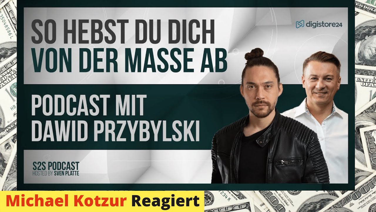 Online-Business: So hebst du dich von der Masse ab | Svencast mit Dawid Przybylski 2/3 [Reaction]