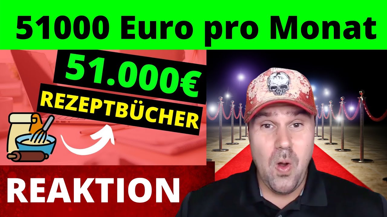 51000 Euro pro Monat mit Rezeptbüchern verdienen - Michael reagiert auf Leon Chaudhari