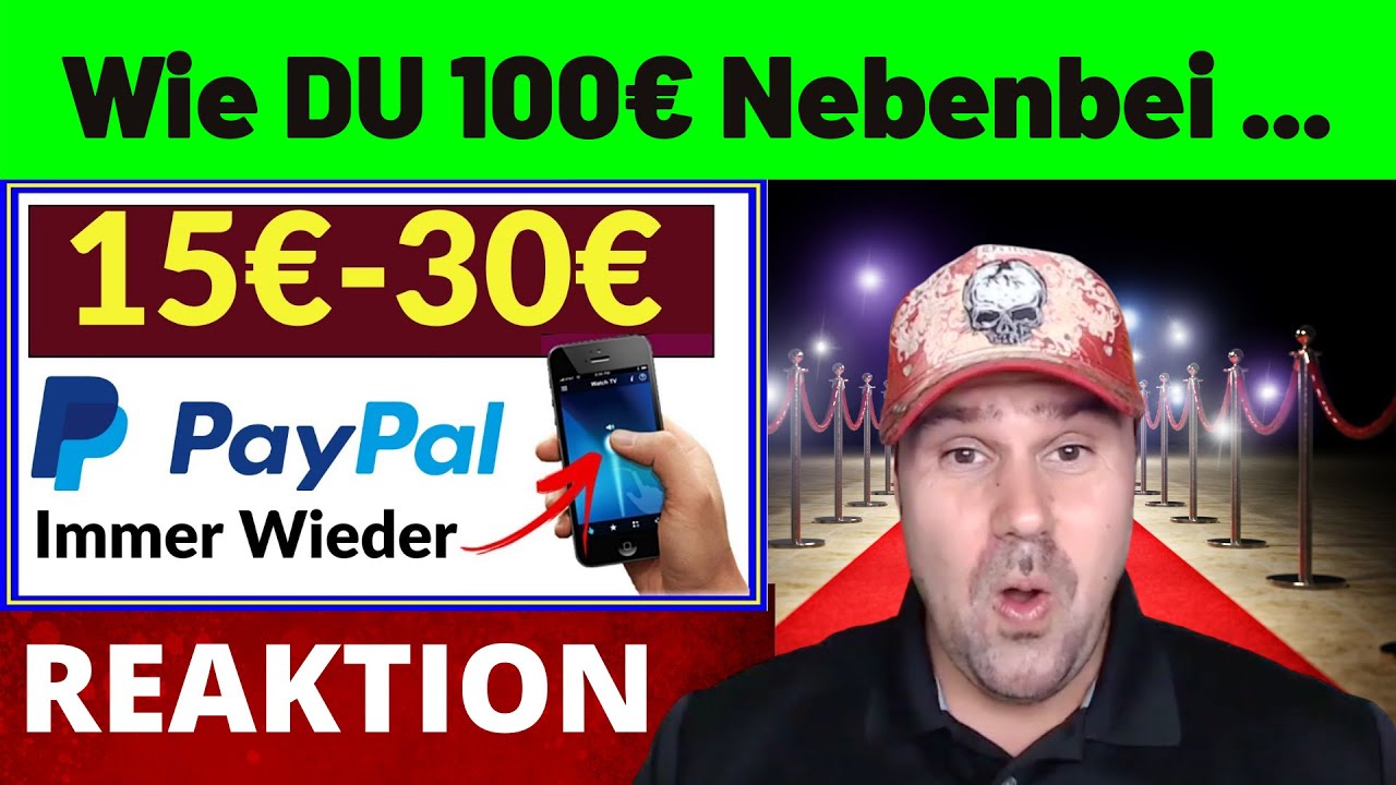 Wie DU 100€ Nebenbei Paypal Guthaben mit diesen Seiten verdienen Kannst!  - Michael reagiert auf