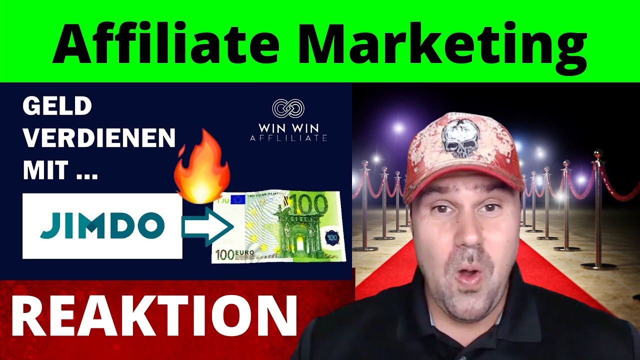 Online Geld verdienen mit JIMDO! ➡️ Affiliate Marketing für Website Builder  🔥  Michael reagiert auf