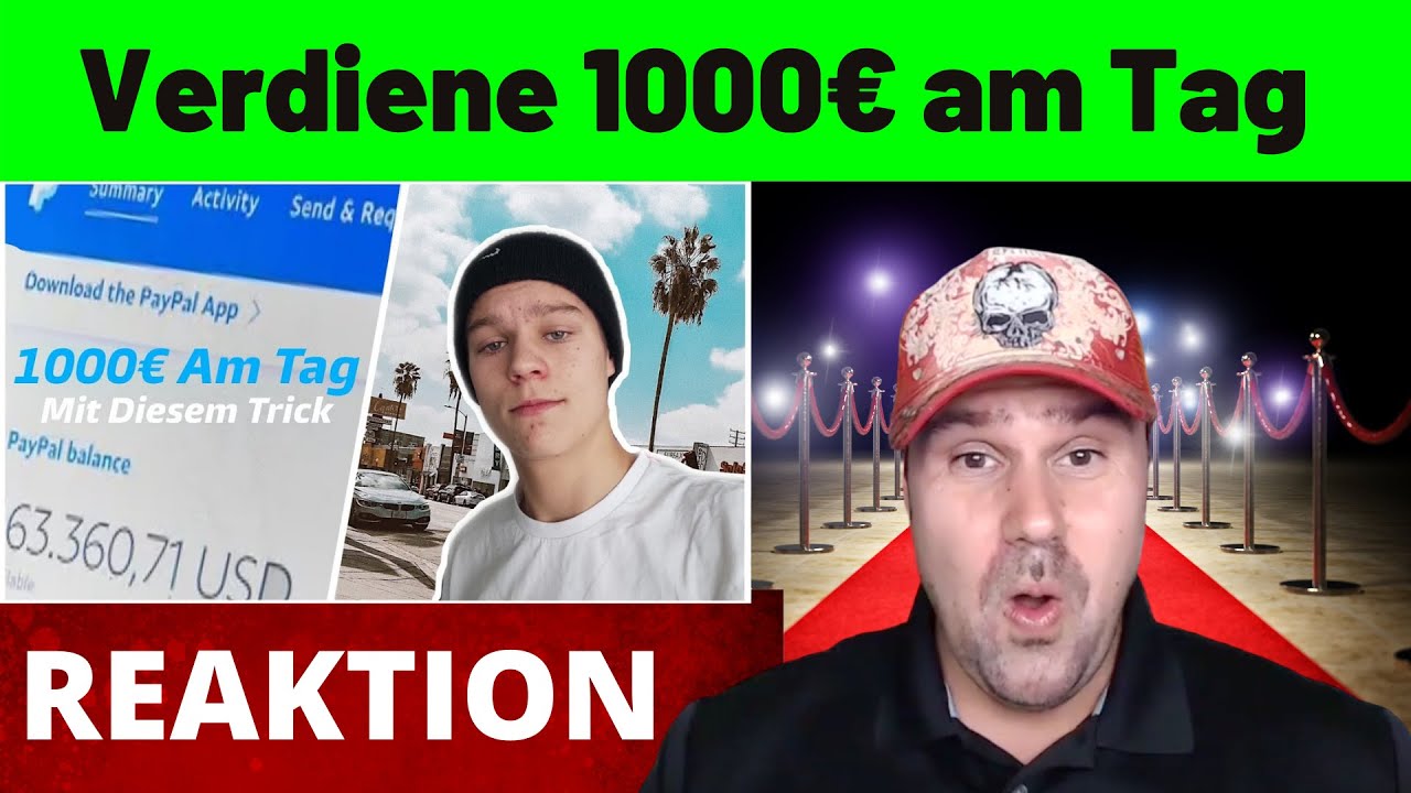 Verdiene 1000€ am Tag mit diesem KOSTENLOSEN Trick!🤑 [Michael Reagiertauf]