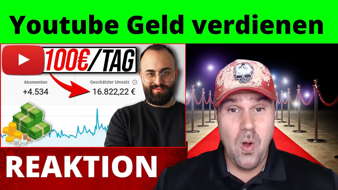 Sofort mit Youtube Geld verdienen OHNE eigene Videos! [Anfänger/ohne Startkapital] [Reagiertauf]