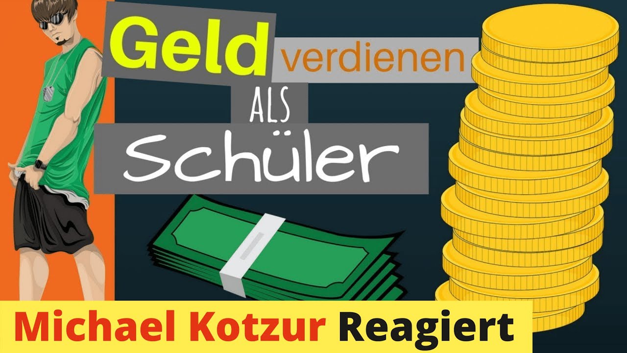 SUPER NEBENJOBS FÜR SCHÜLER ✅Geld verdienen als Jugendlicher mit 13,14,15 & 16 Jahren [Reagiertauf]