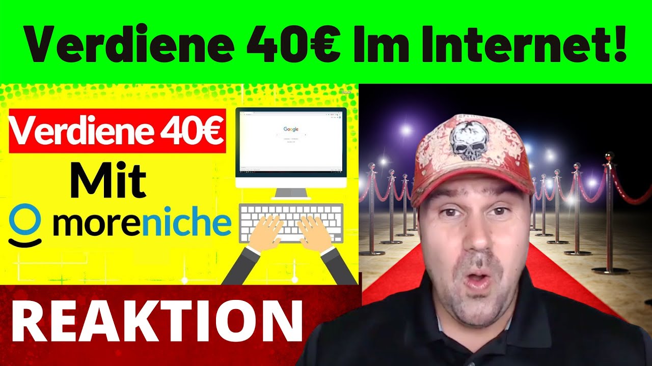 Verdiene 40€ Mit Moreniche Immer wieder Im Internet! |(Online Geld verdienen) [Michael Reagiertauf]