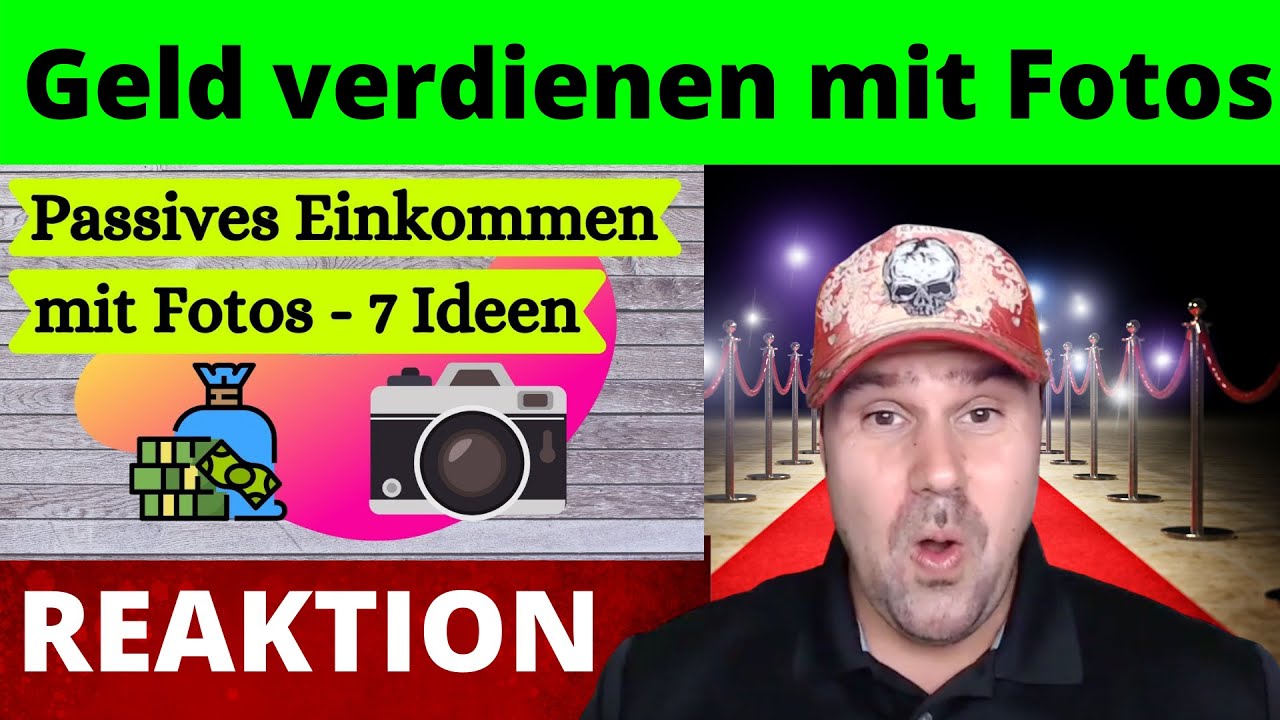 [Geld verdienen mit Fotos - passives Einkommen erklärt Michael Reagiertauf]