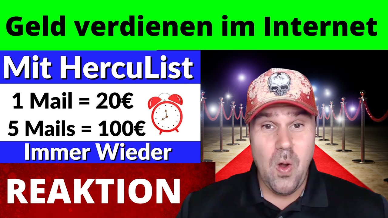 Wie Du Mit HercuList Immer wieder Online Geld Verdienen Kannst! |(Geld verdienen 2022)[Reagiertauf]
