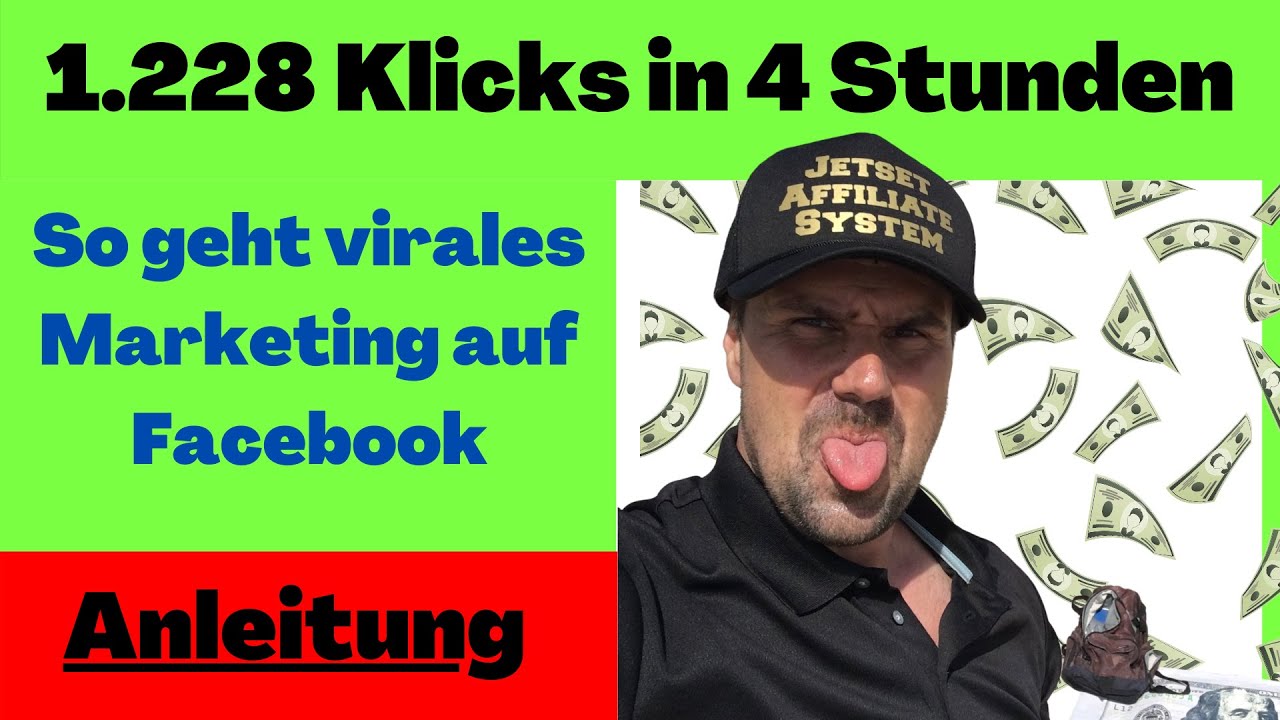 1.228 Klicks auf mein Affiliate Link in 4 Stunden ✅ So geht virales Marketing auf Facebook