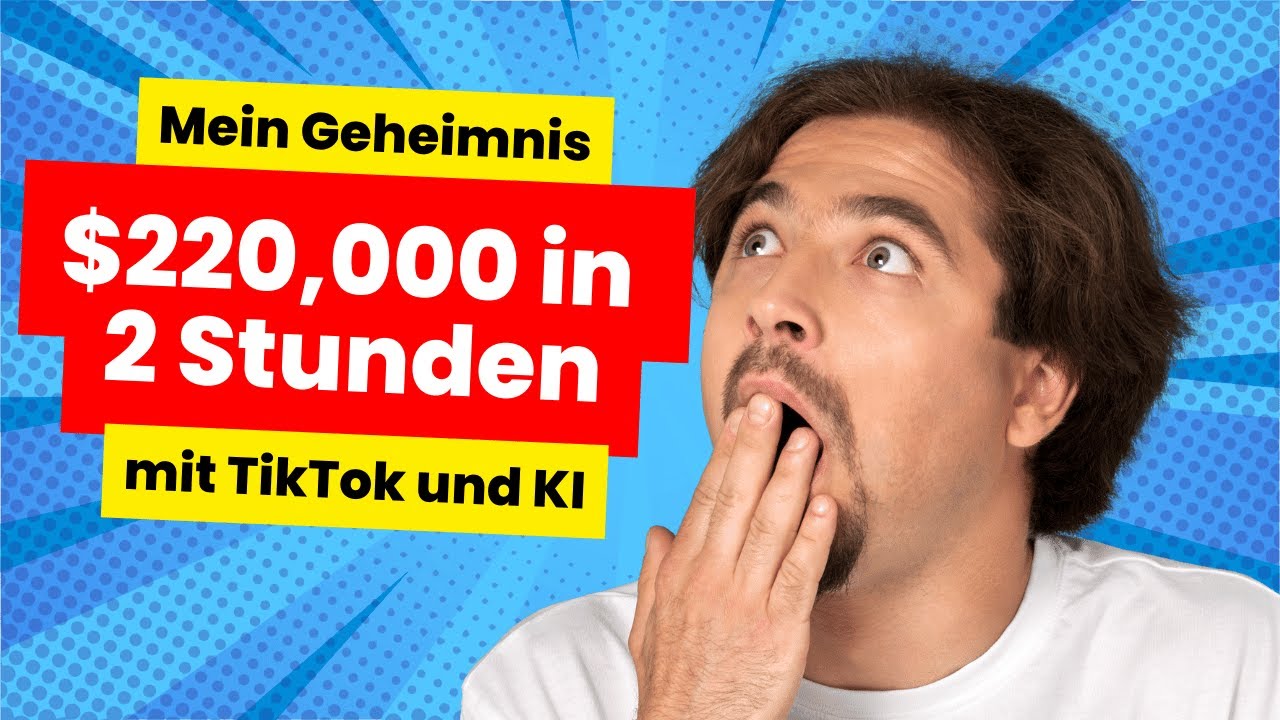 So leicht war Geld verdienen noch nie: $220,000 in 2 Stunden mit TikTok und KI