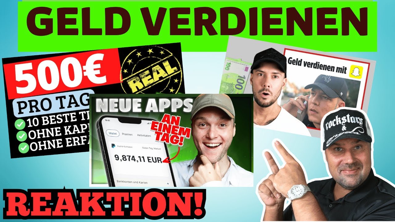 Geld verdienen: Heute reagiere ich wieder auf 3 Videos. kein zarbex, Trymacs, MontanaBlack,